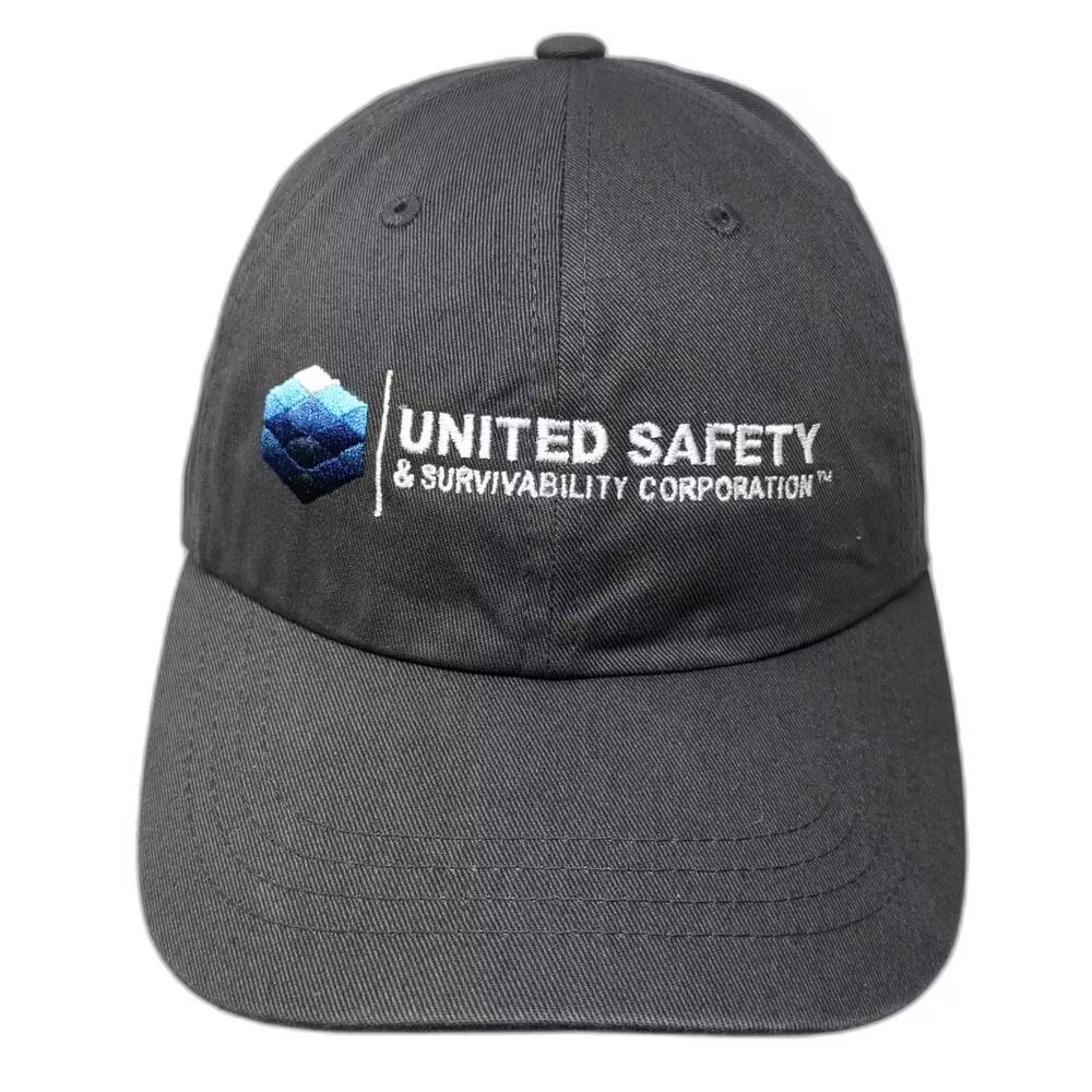 Yupoong Baseball Cap Gray United Safety Survivability Corp Slideback Hat Osfm